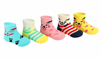 BABY GIRLS SOCKS PACK OF 5 PAIRS