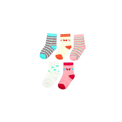 SOX 23 BABY GIRLS SOCKS PACK OF 5 PAIRS