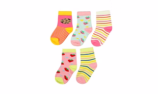 BABY GIRLS SOCKS PACK OF 5 PAIRS