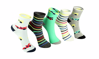 KIDS BOYS SOCKS PACK OF 5 PAIRS