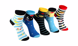 KIDS BOYS SOCKS PACK OF 5 PAIRS