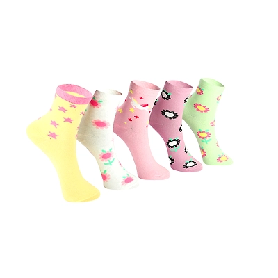 SOX 23 KIDS GIRLS SOCKS PACK OF 5 PAIRS