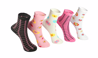 KIDS GIRLS SOCKS PACK OF 5 PAIRS