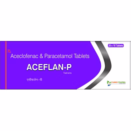 aceclofenac 100 mg paracetamol 125 mg tab
