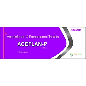 Aceclofenac 100 mg Paracetamol 125 mg Tab