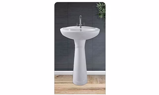 CAPRI WASH BASIN WITH PEDESTAL