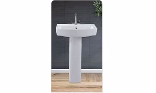 POLO WASH BASIN WITH PEDESTAL