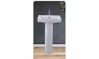 MINI POLO WASH BASIN WITH PEDESTAL