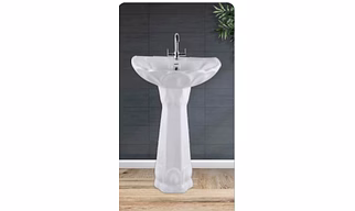 SUPREME WASH BASIN WITH PEDESTAL