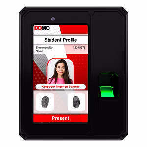 AADHAAR ENABLED BIOMETRIC ATTENDANCE SYSTEM AEBAS BASED SECURITY FINGERPRINT WITH ANDROID 4G LTE 7INCH SCREEN DISPLAY DOMO NCODE A2-S10-02