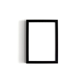 8x12 Glass Photo Frame (Black) 1.25"