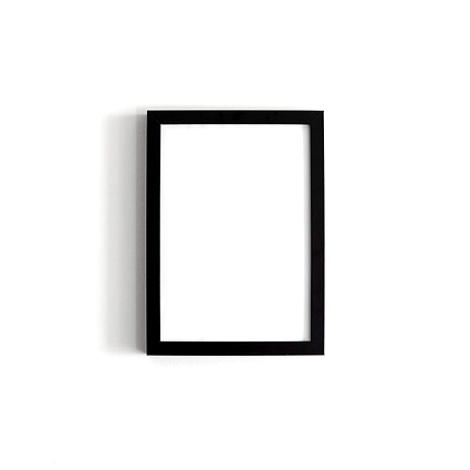 8x12 Glass Photo Frame (Black) 1.25&quot;-JMG812B