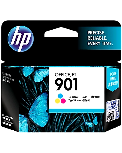 CC656AA HP 901 Tri-color Original Ink Cartridge-CC656AA