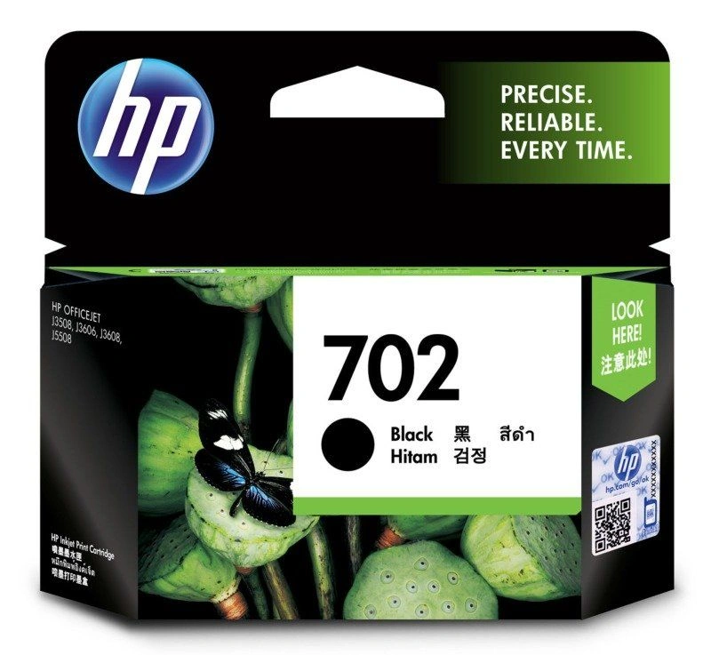 CC660AA HP 702 Black Original Ink Cartridge-CC660AA