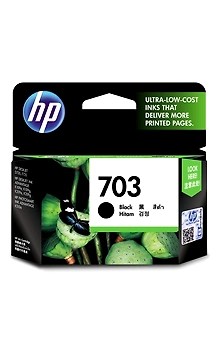 CD887AA HP 703 Black Original Ink Advantage Cartridge