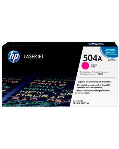 CE253A HP 504A Magenta Original LaserJet Toner Cartridge-CE253A