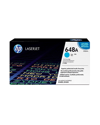 CE261A HP 648A Cyan Original LaserJet Toner Cartridge-CE261A