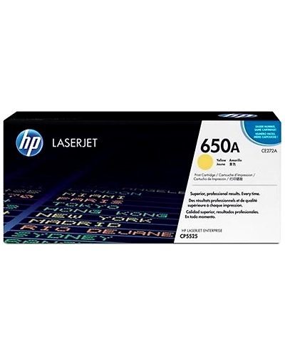 CE272A HP 650A Yellow Original LaserJet Toner Cartridge-CE272A