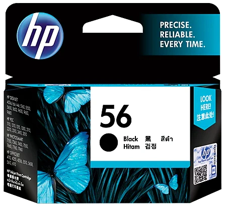 C6656AA HP 56 Black Original Ink Cartridge-C6656AA