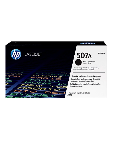 CE400A HP 507A Black Original LaserJet Toner Cartridge-CE400A