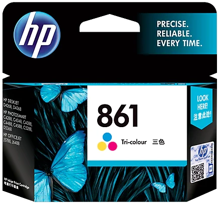 CB337ZZ HP 861 Tri-color Original Ink Cartridge-CB337ZZ