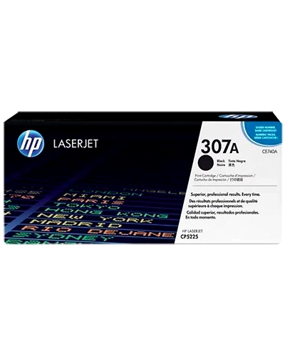 CE740A HP 307A Black Original LaserJet Toner Cartridge-CE740A