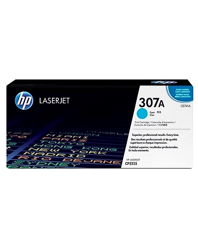 CE741A HP 307A Cyan Original LaserJet Toner Cartridge-CE741A