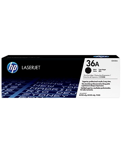 CB436A - HP 36A Black Original LaserJet Toner Cartridge-CB436A