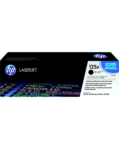 CB540A - HP 125A Black Original LaserJet Toner Cartridge-CB540A