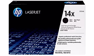 CF214X HP 14X High Yield Black Original LaserJet Toner Cartridge