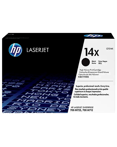 CF214X HP 14X High Yield Black Original LaserJet Toner Cartridge-CF214X