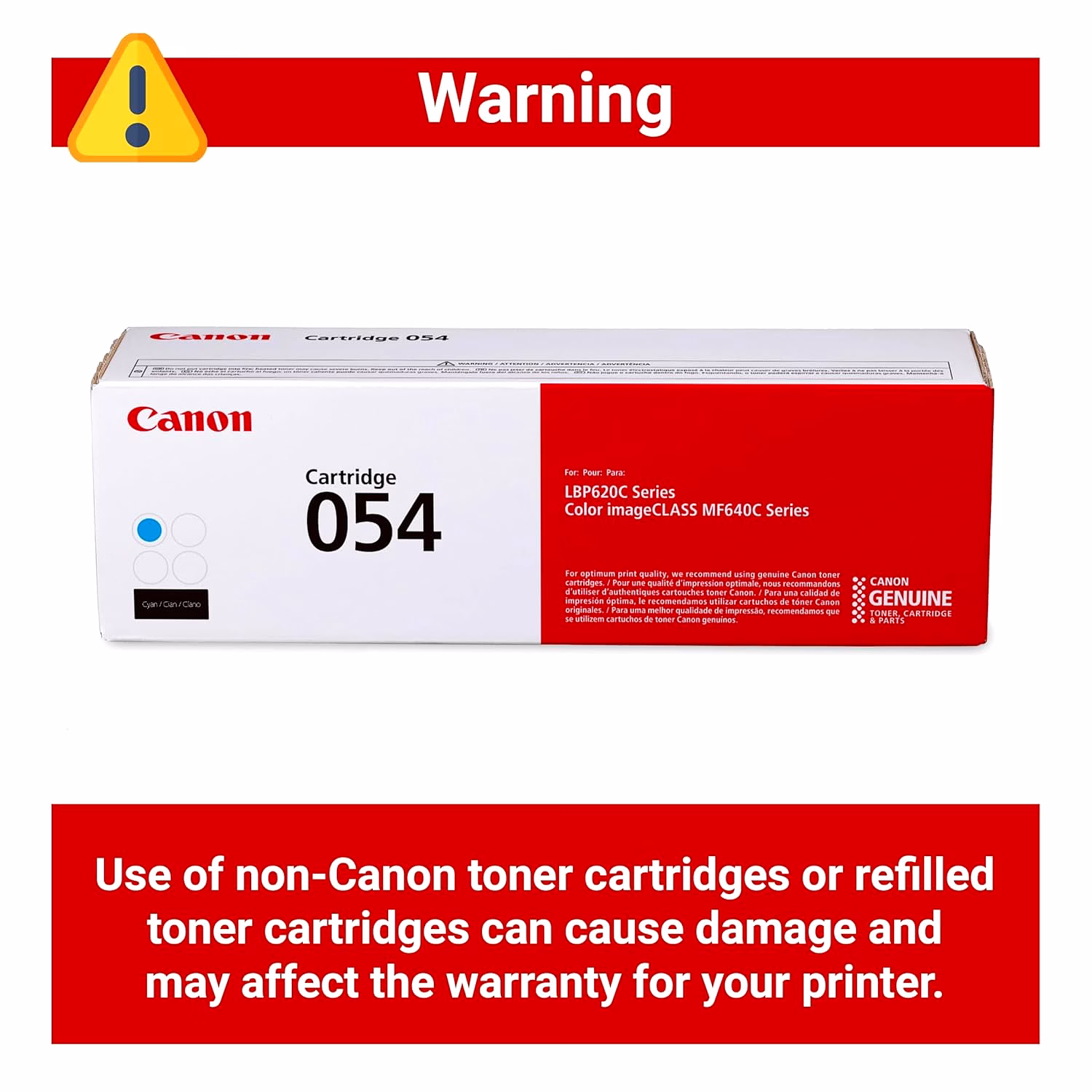Canon 054 Cyan Toner Cartridge image 2