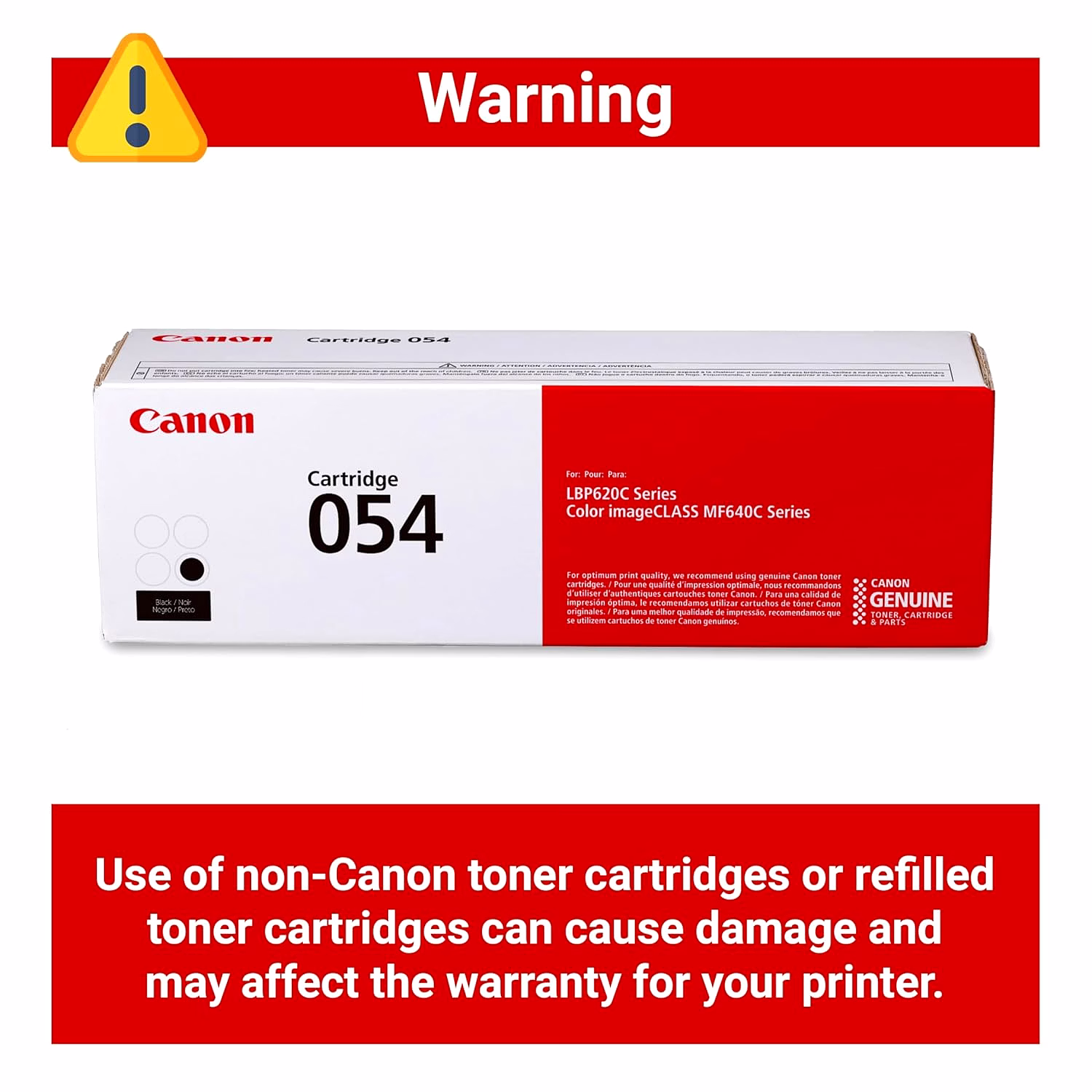 Canon 054 Black Toner Cartridge image 2