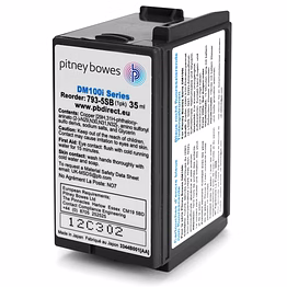pitney bowes dm100i series 793 5sb blue ink cartridge
