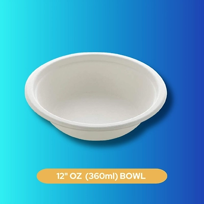 12&quot; OZ (360ml) BOWL SUGARCANE BAGASSE-1