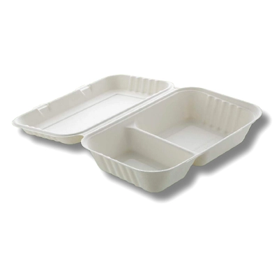 10X6 2 CP CLAMSHELL BOX SUGARCANE BAGASSE-2