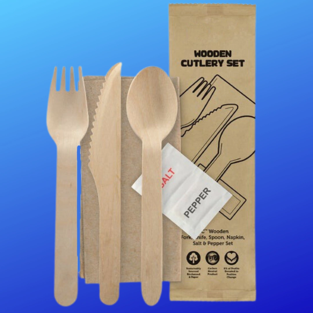 PRE-PACKED WOODEN CUTLERY SET-1