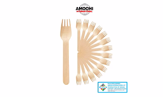 140mm WOODEN FORK