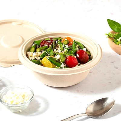 Zume 500 ML Round Bowl With Lid | 500 ML Bowl Premium 100% Anti Leak Container-1