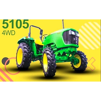 8 F + 4 R 5105 D 4WD John Deere Tractor, 40 HP-1