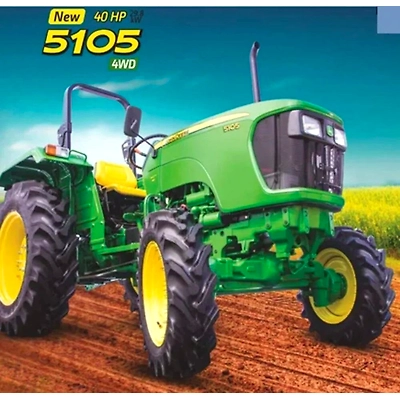 8 F + 4 R 5105 D 4WD John Deere Tractor, 40 HP-2