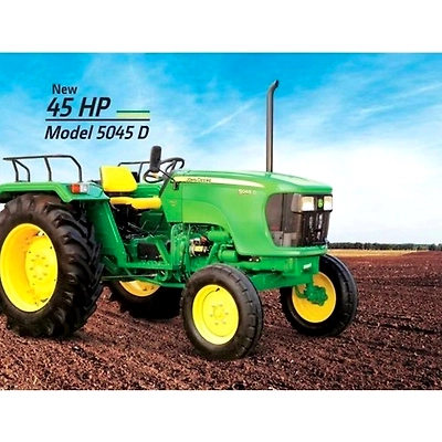 8 F + 4 R 5045 D 2WD John Deere Tractor, 45 HP-1