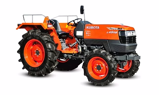 4 Cylinder L4508 4WD Kubota Tractor, 45 HP