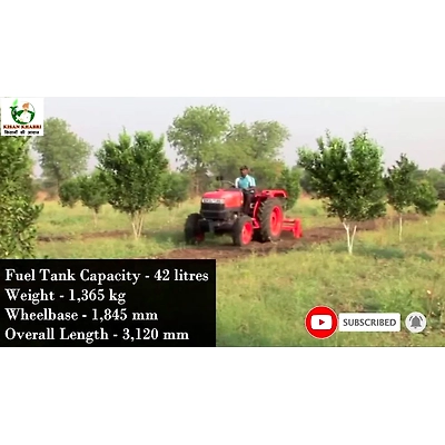 4 Cylinder L4508 4WD Kubota Tractor, 45 HP-2