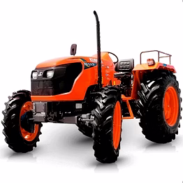 4 cylinder mu5501 4wd kubota tractor, 55 hp