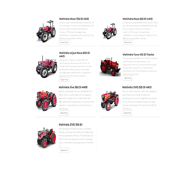 Jivo 305 DI 2WD Mahindra Tractor, 30 HP-2