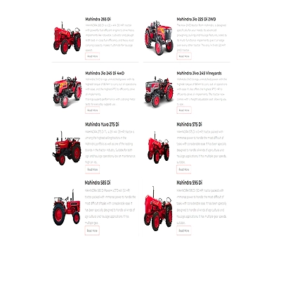 Jivo 305 DI 2WD Mahindra Tractor, 30 HP-3