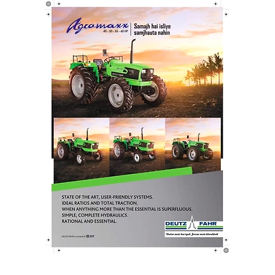 Agromaxx 4050 E 2WD Deutz Fahr Tractor, 46-50 HP, 4WD-1