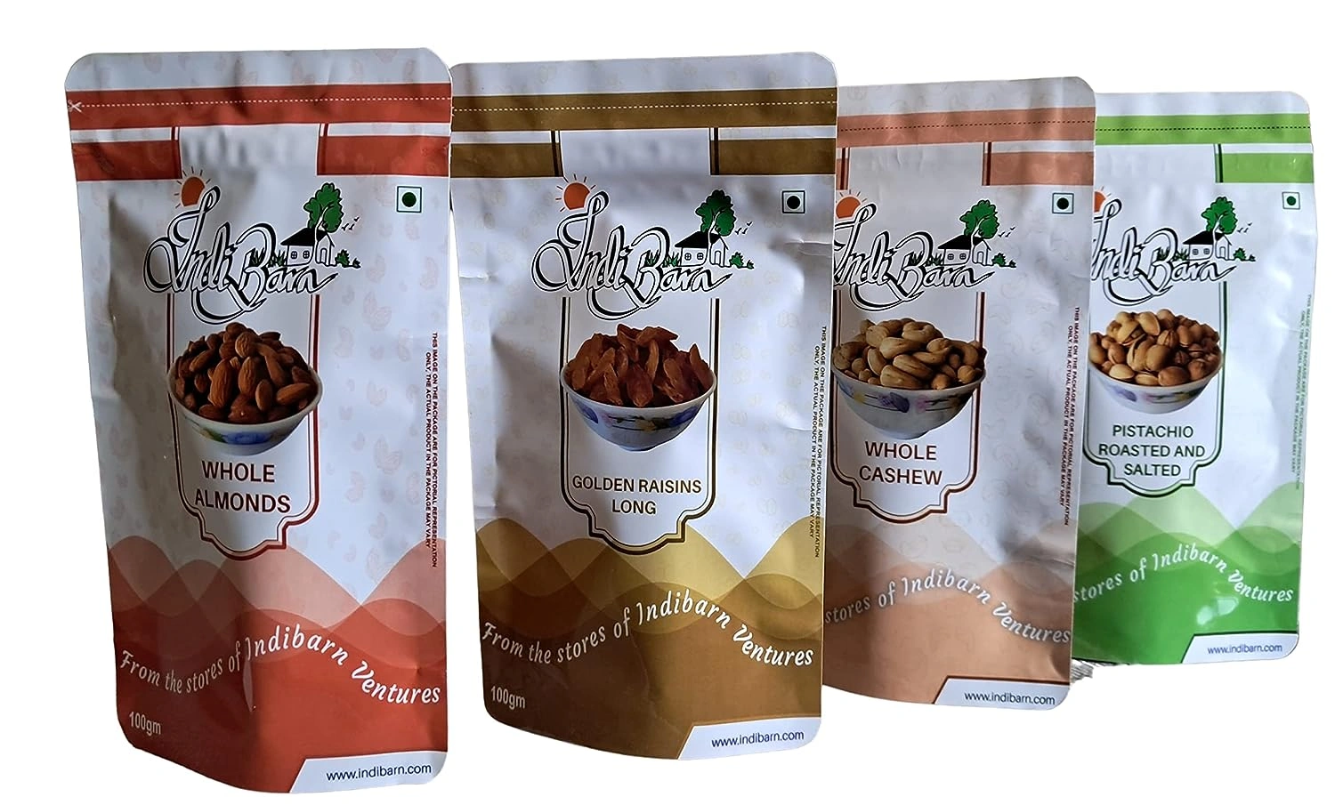 Dry Fruit and Nuts combo pack (100g x 4) 400g-1