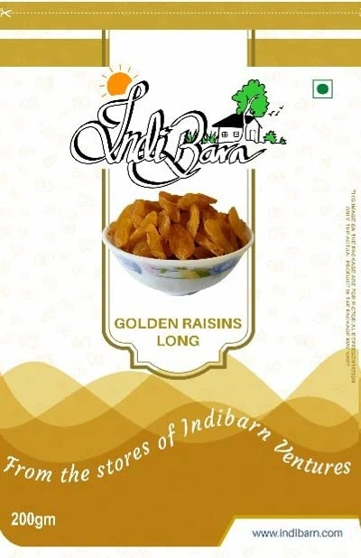 Raisins-Golden Long in 200gm Pouch-1